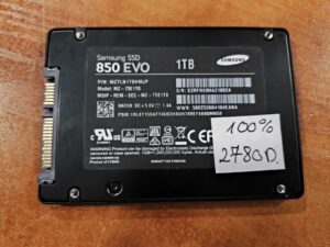 Sata 1TB SSD 850 Evo 100% Gyvybės
