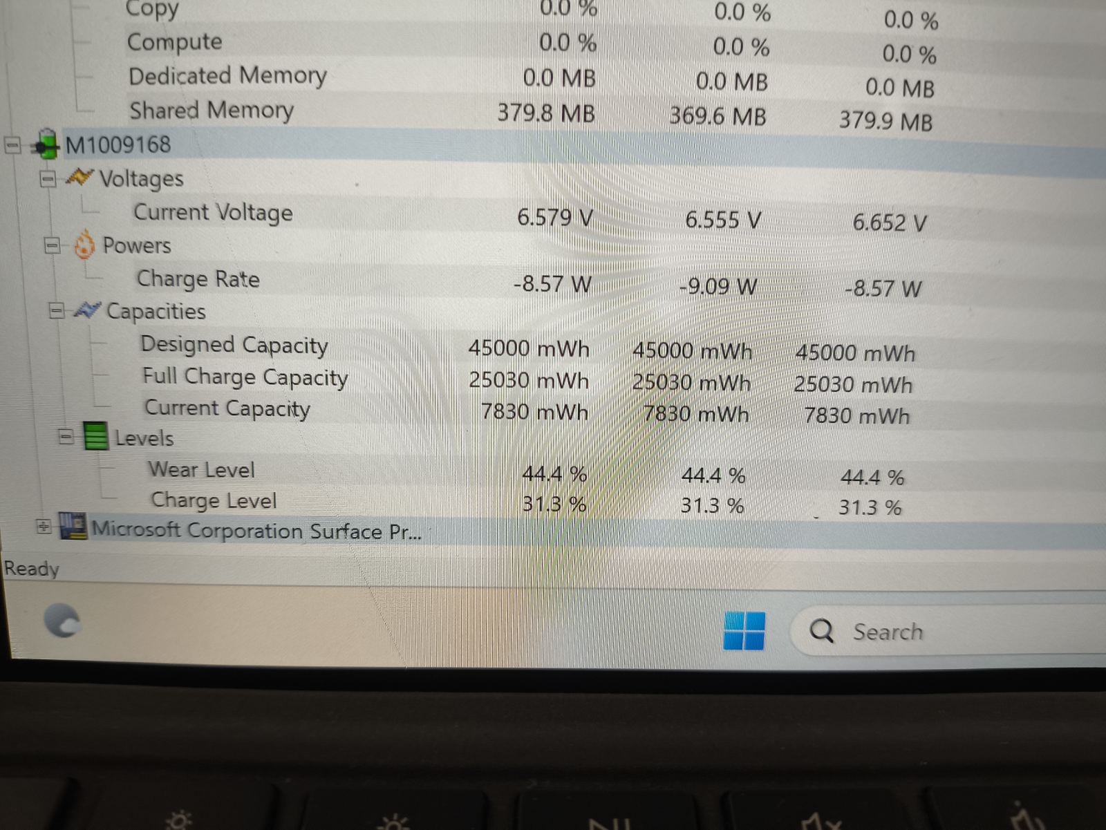 Surface 6 Pro 12.3 2736*1824 IPS Touch i5-8350U 8gb 256gb SSD 44% Ekranas įmuštas, skilęs - Image 8
