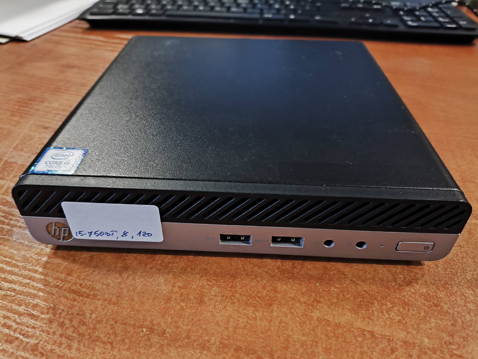 HP ProDesk 400 G3 Mini PC i5-7500T 8GB 128GB Display port 2vnt, Com Port jungtis