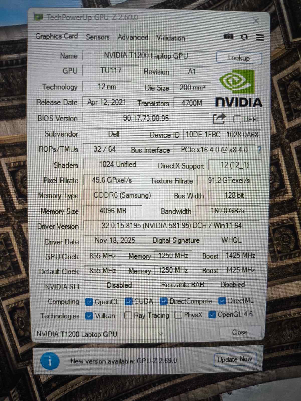 Dell Precision 3561, 15.6" FHD IPS i7-11850H 64GB 1TB SSD Quadro T1200 4GB 56% - Image 6