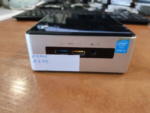 Intel NUC5i5RYB Mini PC i5-5250U 8GB 240GB SSD Sata + M.2 Diskas dedasi Wifi