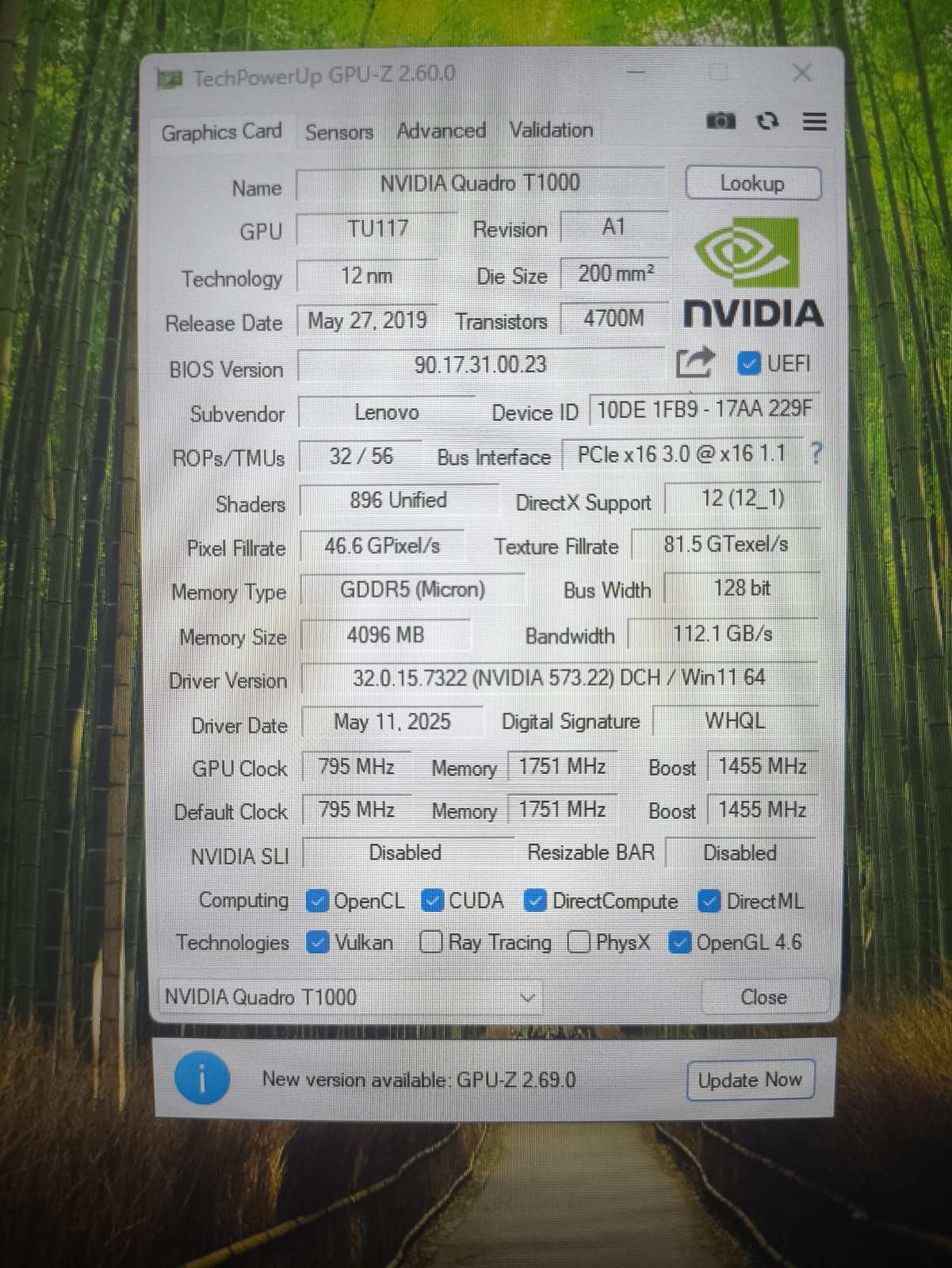LENOVO ThinkPad P1 Gen2 15.6 FHD IPS 60Hz i7-9750H 32GB 512GB SSD Nvidia Quadro T1000 4GB 19% - Image 6
