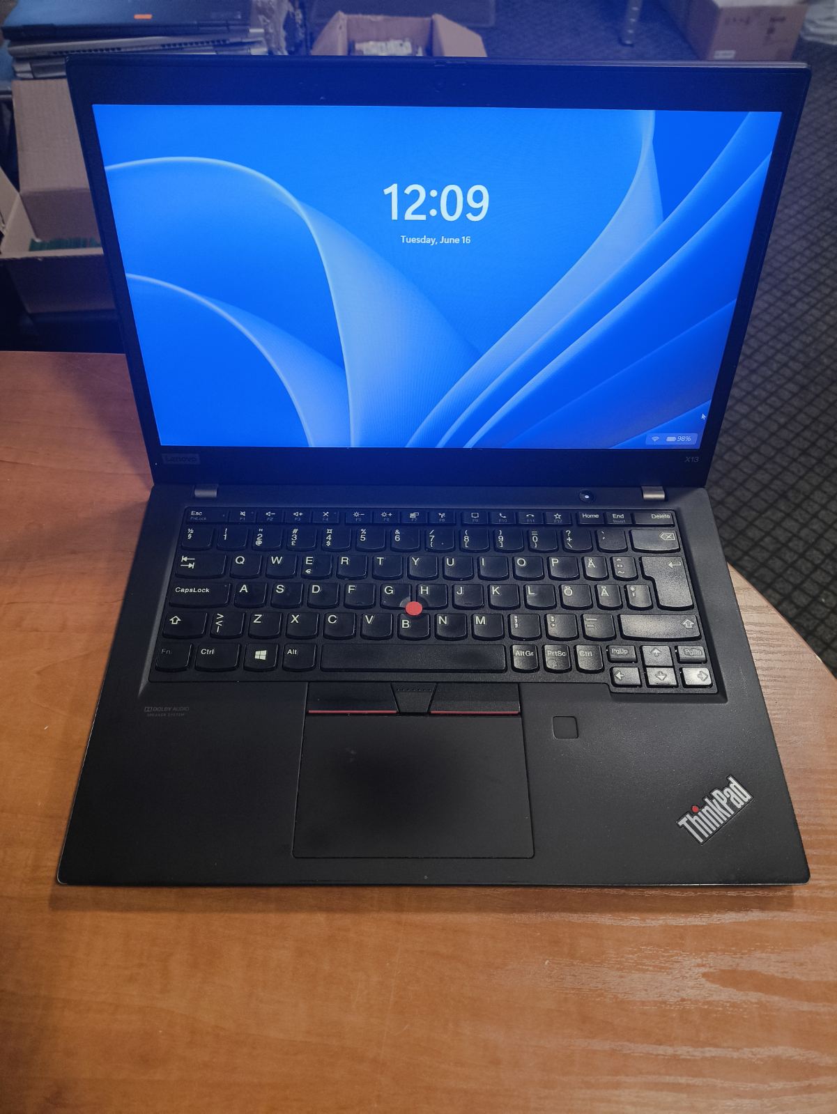 Lenovo ThinkPad X13 Gen1 13.3 HD i5-10310U 16gb 256gb 11%