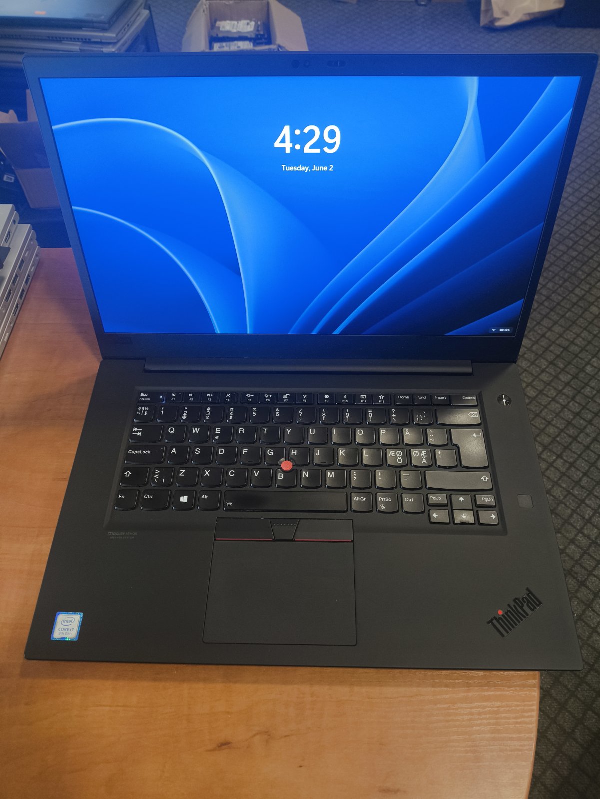 LENOVO ThinkPad P1 Gen2 15.6 FHD IPS 60Hz i7-9750H 32GB 512GB SSD Nvidia Quadro T1000 4GB 19%