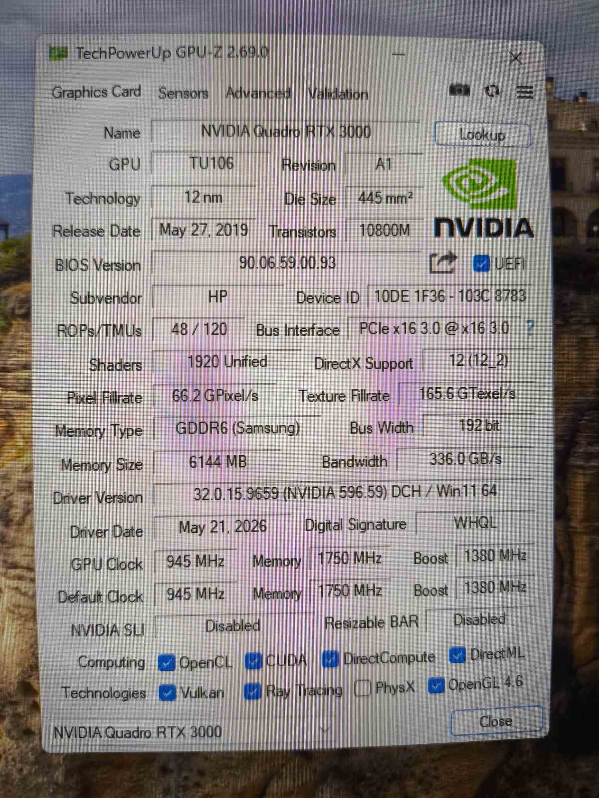 HP ZBook Fury 15 G7 15.6 FHD IPS i9-10885H 32GB 1TB SSD Nvidia RTX 3000 6GB 10% - Image 6