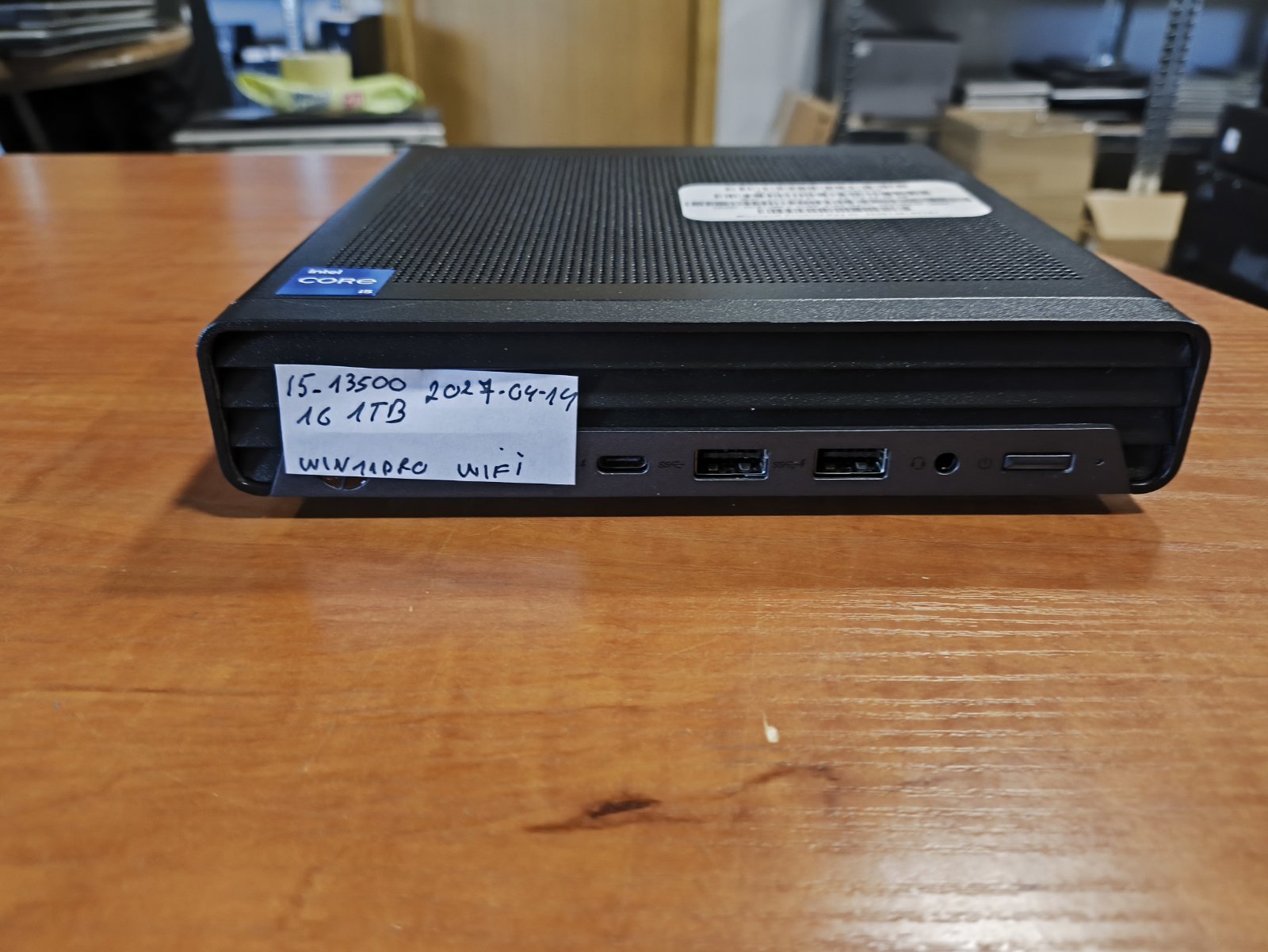 HP Mini Elite Mini 800 G9 i5-13500 16GB DDR5 RAM, 1TB Samsung 980 Pro NMVe, Garantija iki 2027-04-14