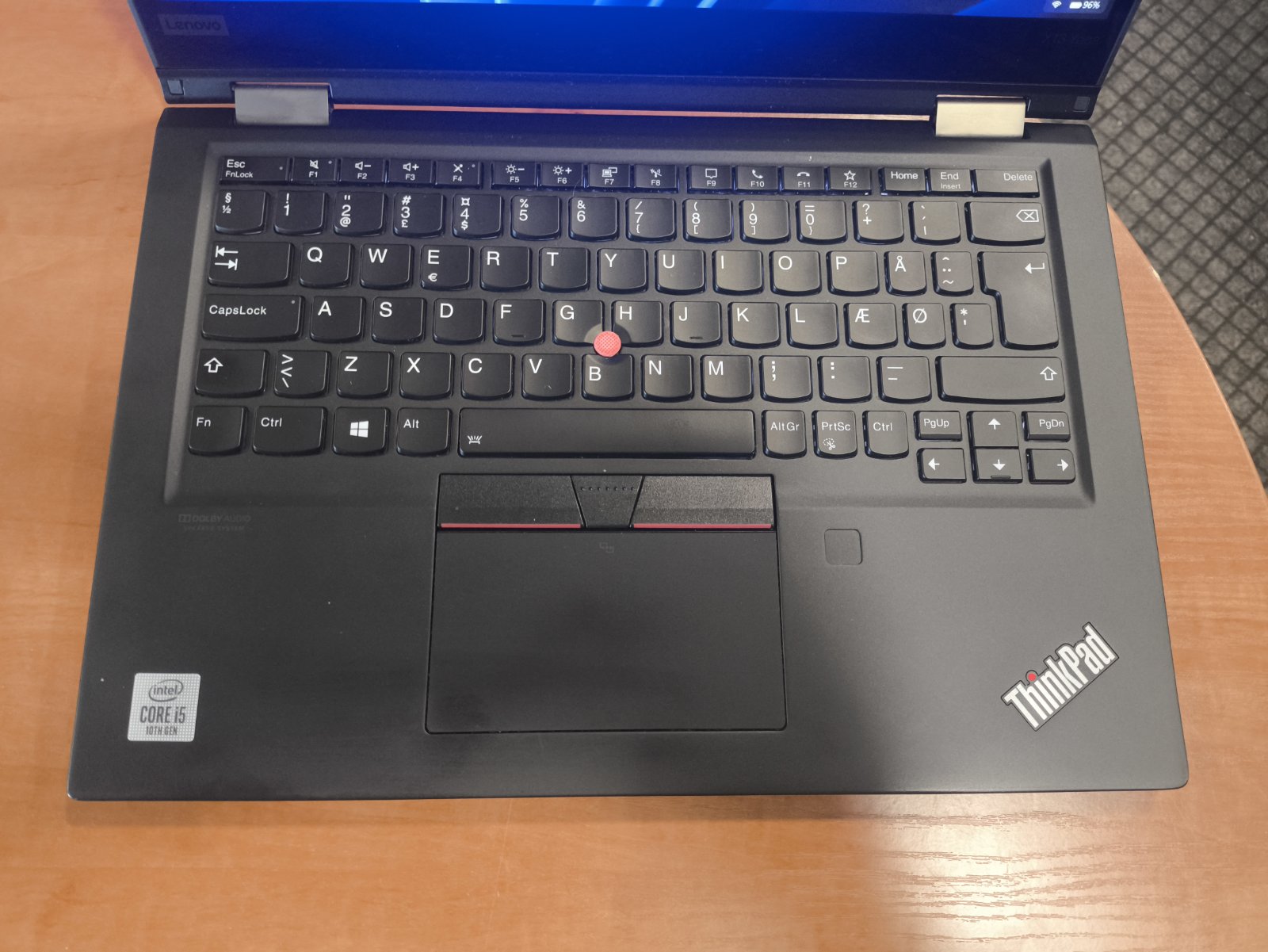 Lenovo Thinkpad X13 Gen 1 13.3 X360 FHD IPS Touch , i5-10210u, 8GB, 256B SSD, 23%, Pen komplekte yra. - Image 3