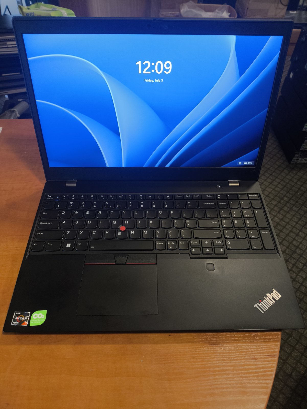 Lenovo ThinkPad L15 2nd 15.6 FHD IPS Touch Ryzen 7 5850u 32gb 512gb SSD 13%