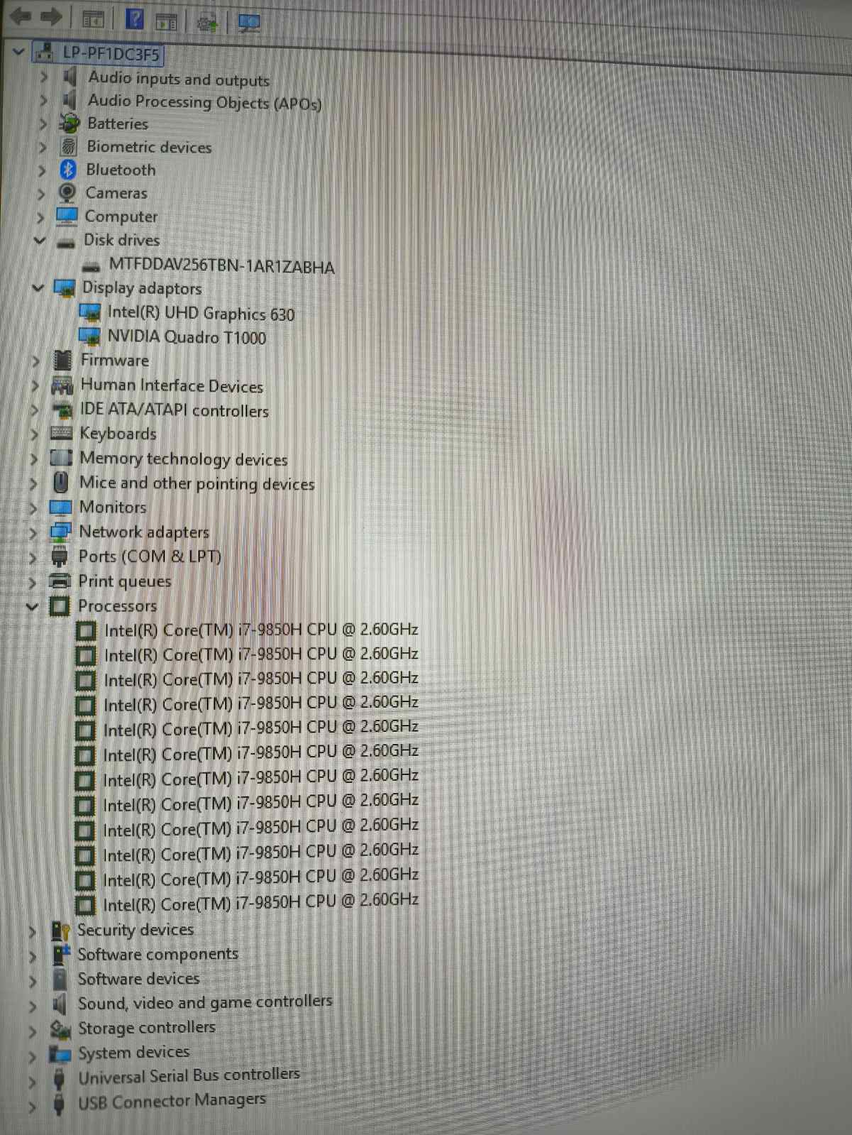LENOVO ThinkPad P53 15.6 FHD IPS i7-9850H 16GB 256GB T1000 4GB 0% - Image 5