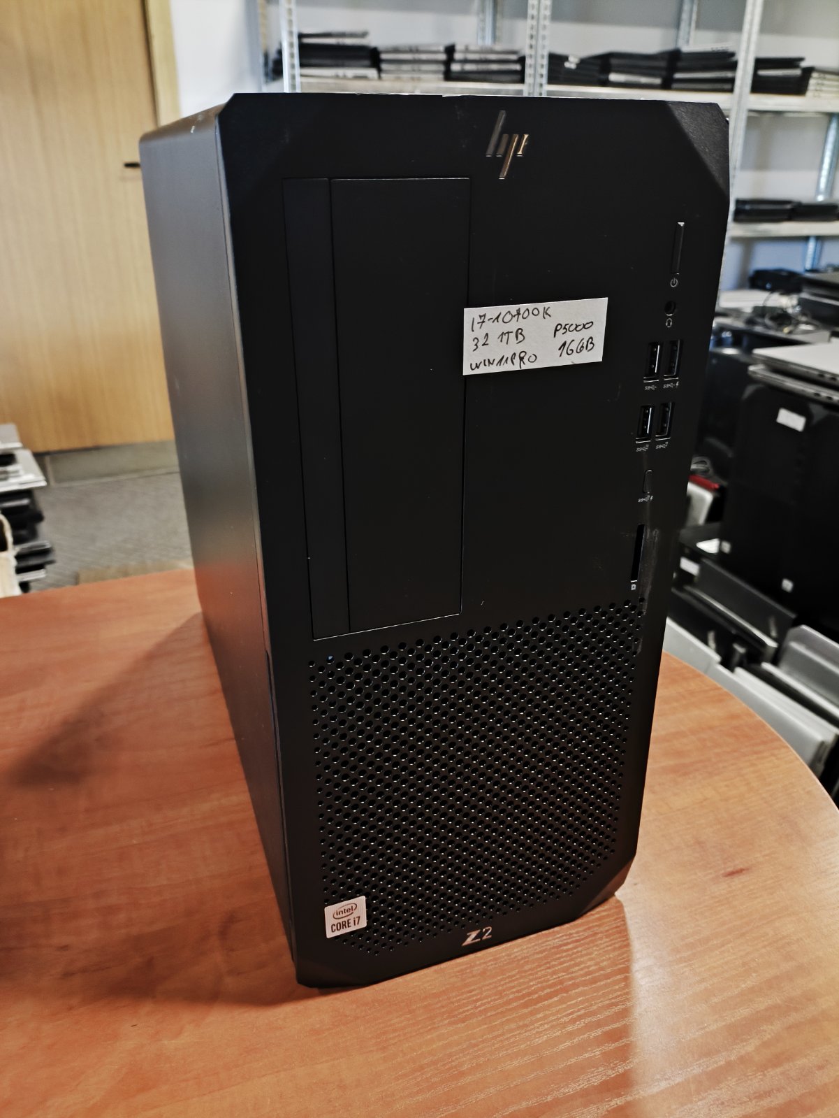 HP Z2 Tower G5 Workstation Intel i7-10700K 32GB DDR4 1TB SSD NVDIA Quadro P5000 16GB