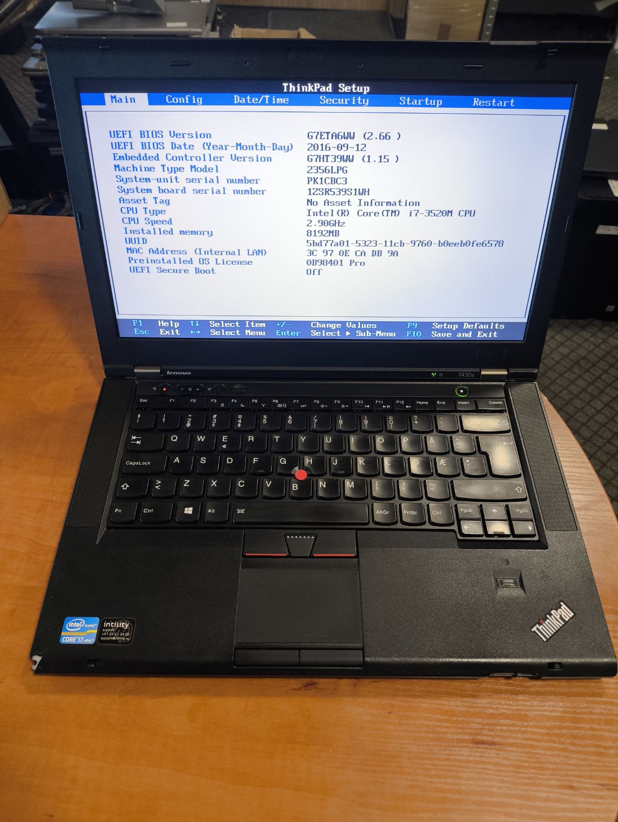 Lenovo Thinkpad T430S 14.0 HD+ i7-3520M 8GB 240GB SSD, 0% Nvidia Quadro NVS 5200M su korpuso defektu nedideliu