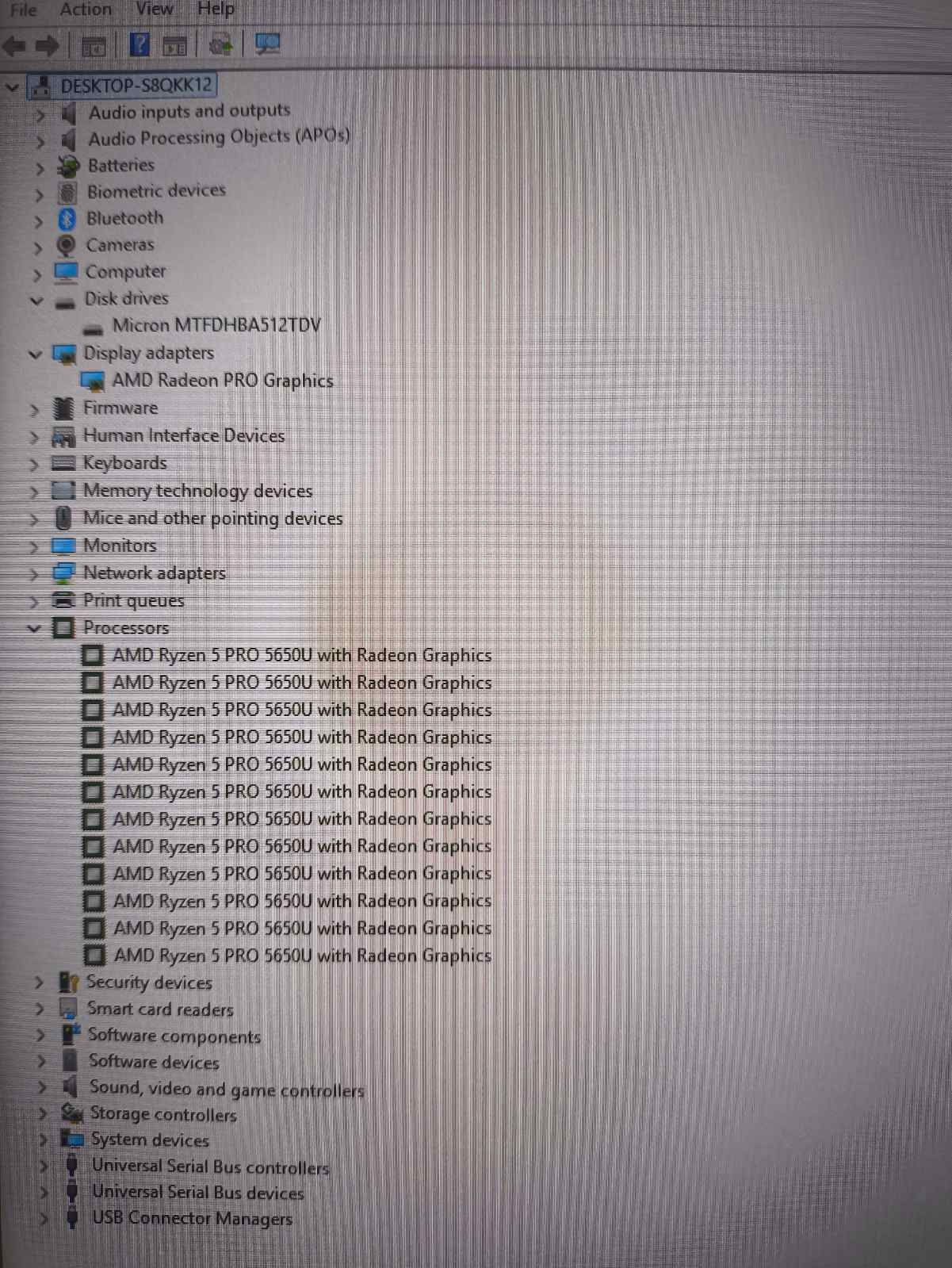 Lenovo ThinkPad P14S Gen 2 14" FHD IPS 300 Nit Ryzen 5 PRO 5650U, 16GB, 512GB SSD, 9% Yra nuospaudų nuo klaviatūros ekrane. - Image 6