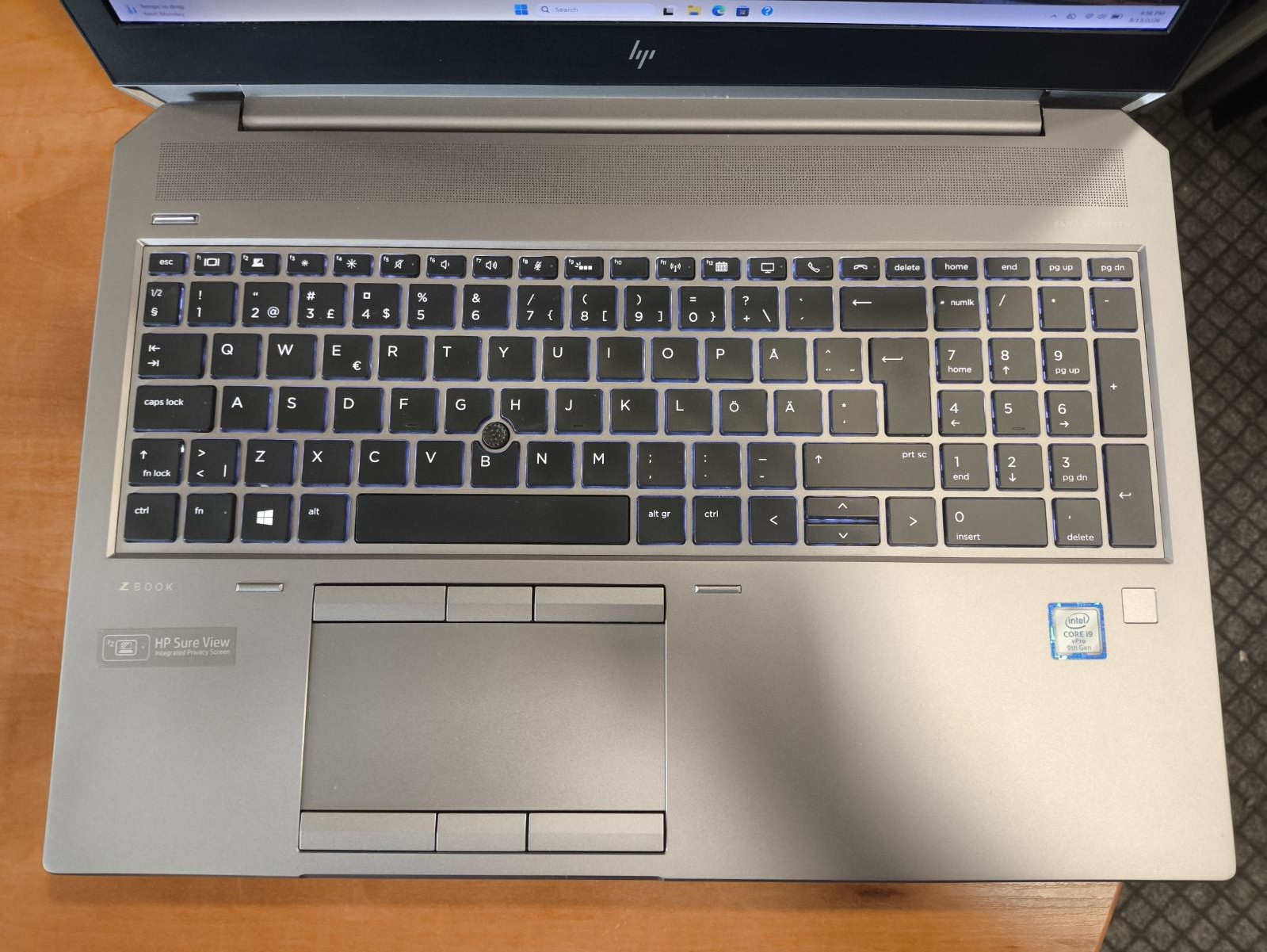 ZBook 15 G6 15.6 FHD IPS i9-9880h 32GB 512GB Nvidia Quadro T2000 4GB, 12% - Image 2