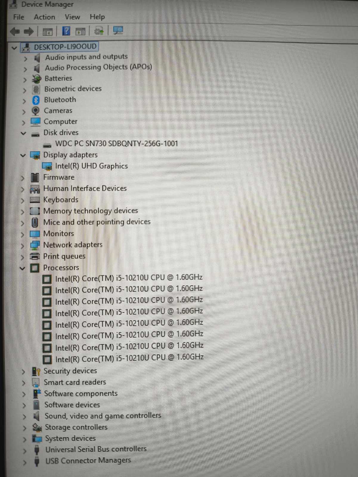 Lenovo Thinkpad L14 14.0 FHD IPS i5-10210U 8GB 256GB SSD 11% , sunkiau spaudosi SPACE mygtukas - Image 6