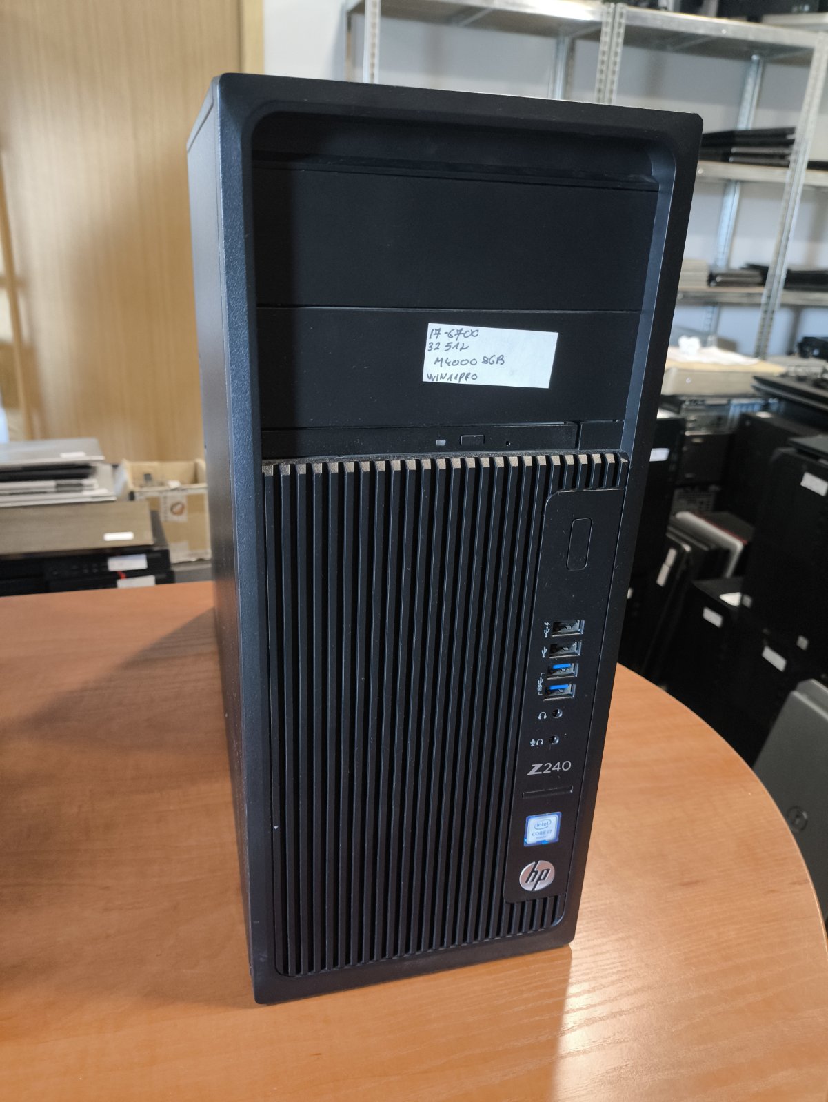 Hp Z240 Tower I7-6700 32GB RAM SSD - 512GB , Quadro M4000 8GB