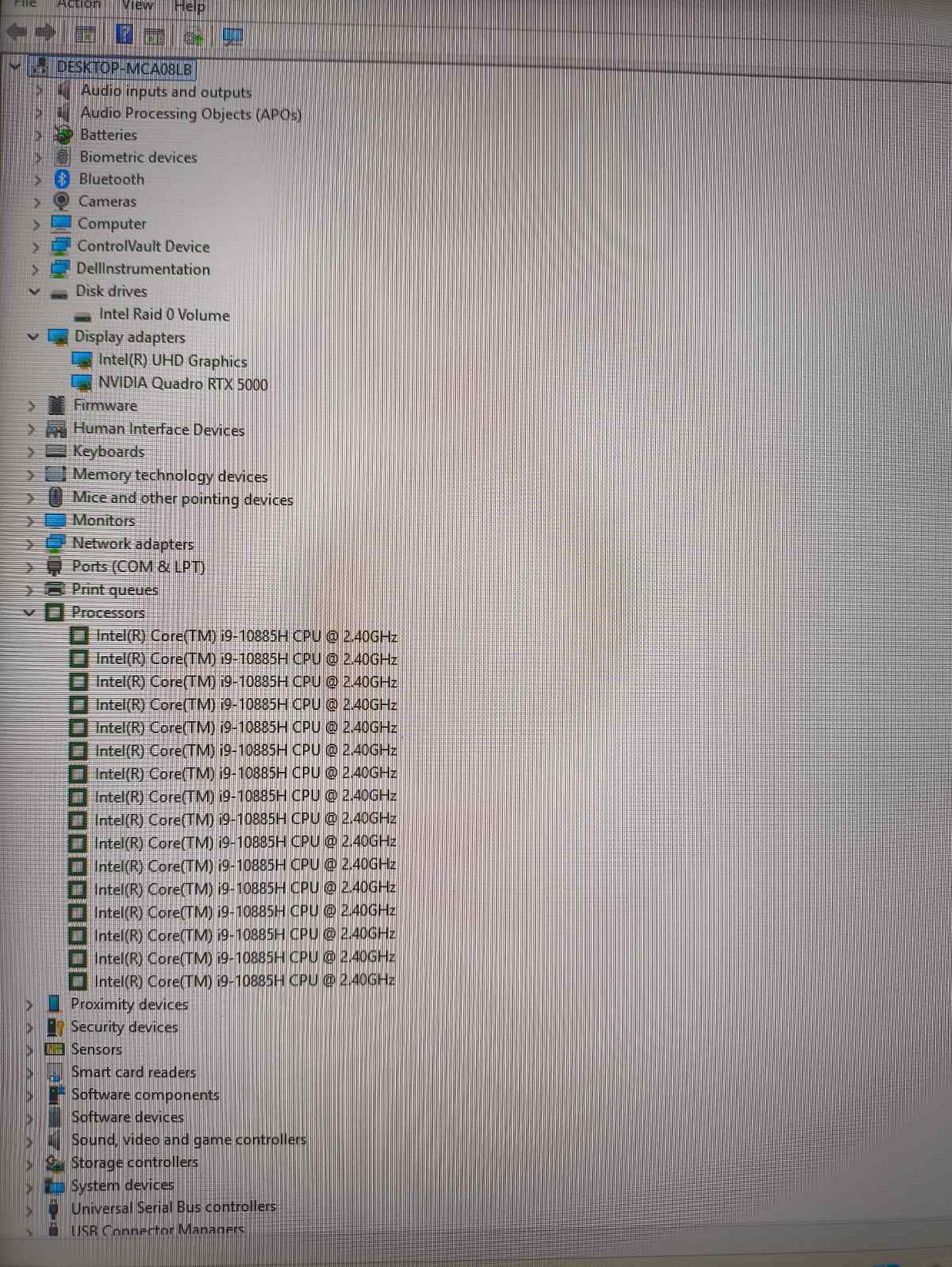 Dell Precision 7750 17.3 FHD IPS Gen 1 i9-10885H 32GB 512GB+512GB RTX 5000 16GB 15% - Image 5
