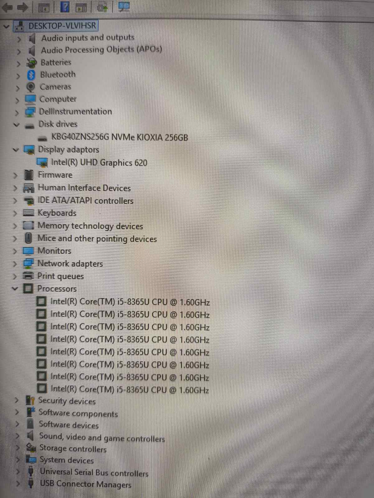 DELL Latitude 5400 14.0 FHD IPS, I5-8265u, 16GB, 256GB 12% - Image 5