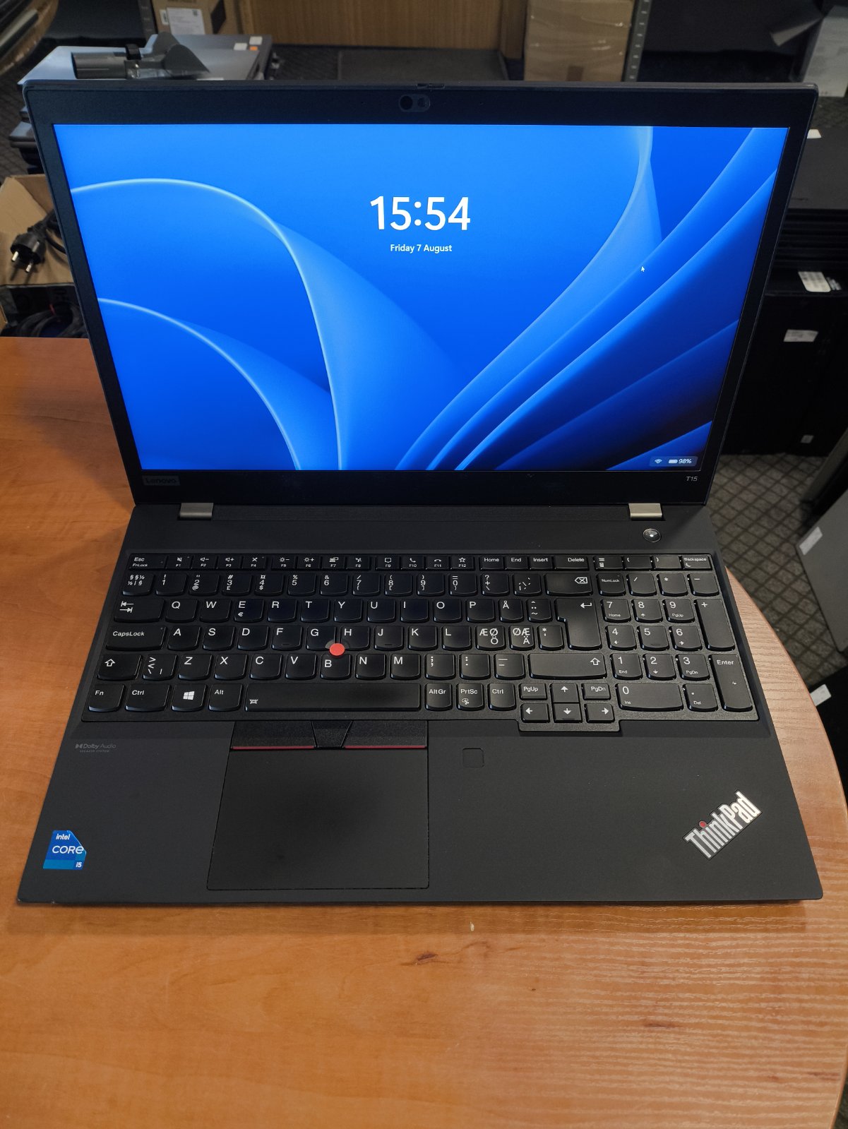 Lenovo Thinkpad T15 Gen2 15.6 FHD IPS i5-1135G7 16GB 256GB SSD 10%