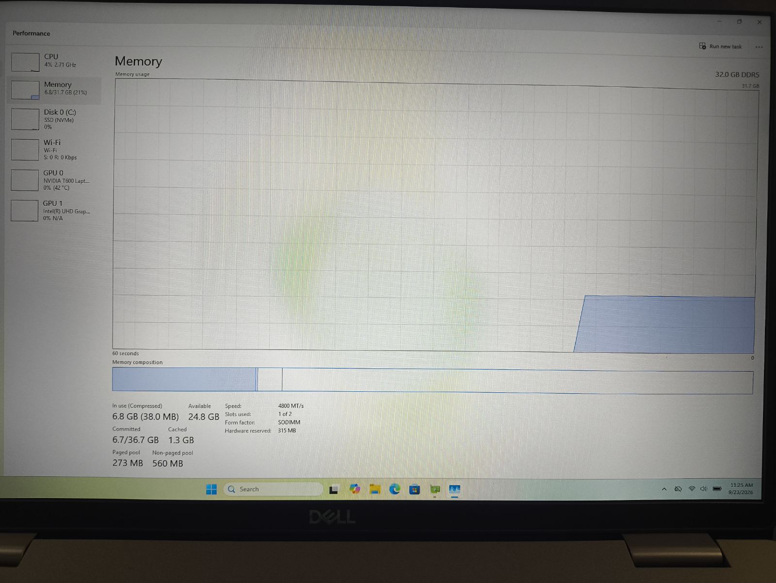 Precision 3571 15.6 FHD IPS i7-12700H 1*32GB DDR5 4800MHz, 512GB SSD, Quadro T600 4GB, 5% 97WH - Image 7