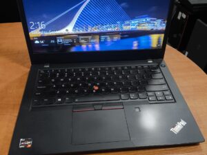 Lenovo Thinkpad L14 Gen 1 Ryzen 7 4750u 16GB 512GB SSD 18% 6 Mėn garantija, Windows 10 Pro surašyta, galima į 11 naujinti. USA KB, Mikrafonas neveikia