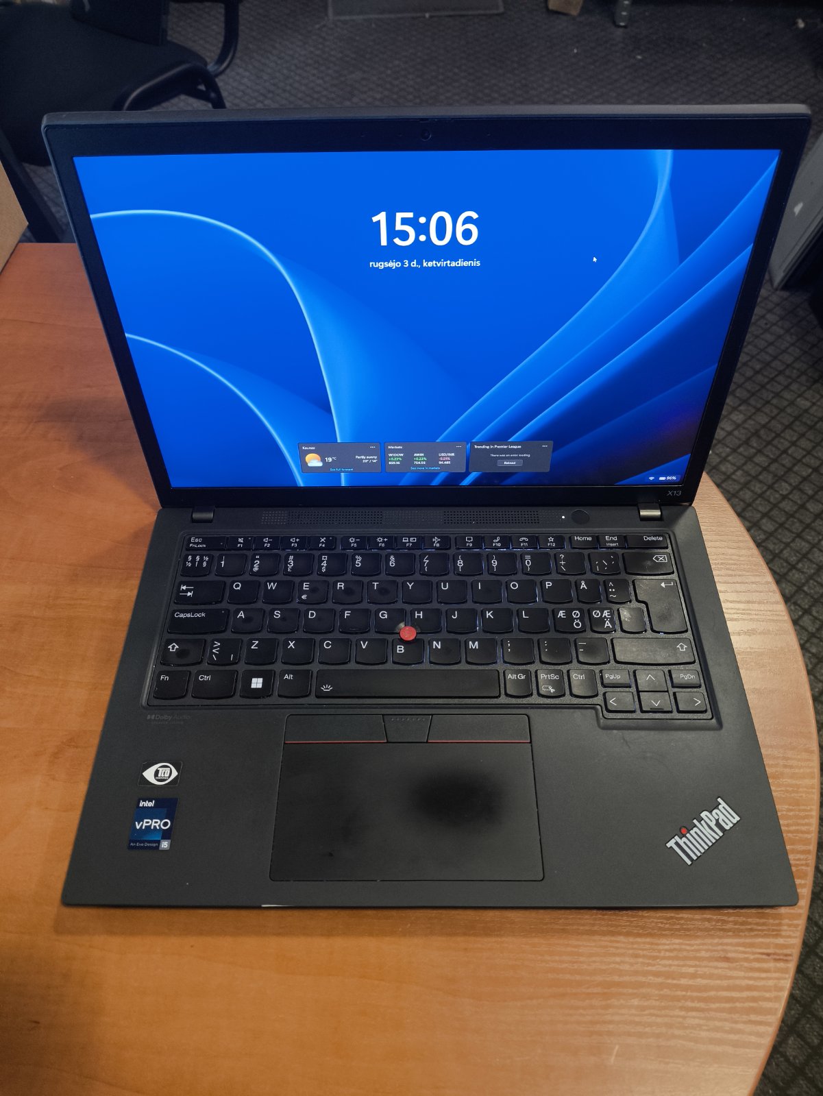 Lenovo ThinkPad X13 Gen 3 13.3 FHD+ IPS i5-1245u 16gb DDR5 256gb SSD 15%