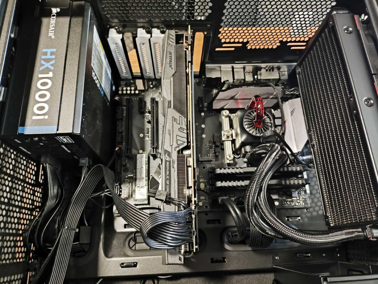 Old High End gamming PC i7-7700 16GB ( 2*8GB ), 256GB SSD NMVe, GTX 1080 8GB, Modulinis 1000W PSU Corsair, CORSAIR AUŠINIMAS SKYSČIU ! (Kopija) - Image 5