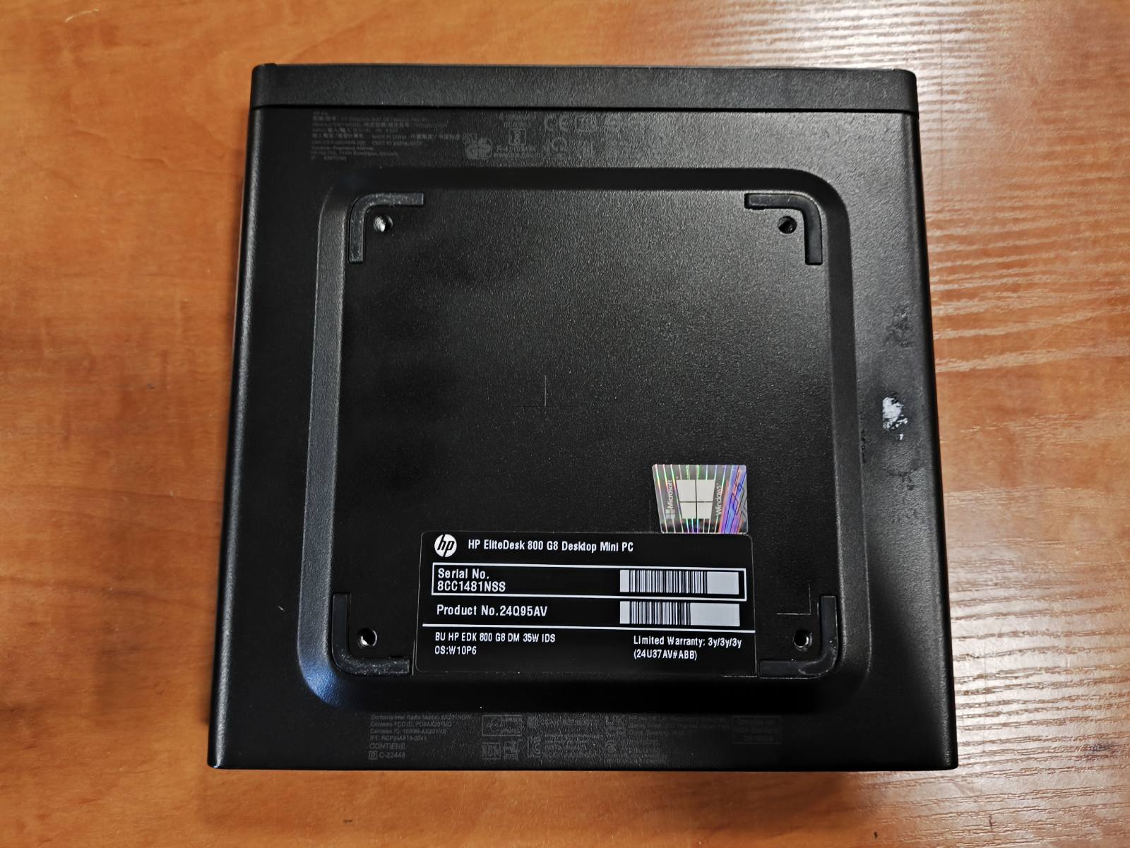 Elite Mini 800 G8 Mini PC i5-11500T 1*16GB DDR4 512GB SSD Wifi, 2vnt Display port, 1vnt HDMI - Image 3