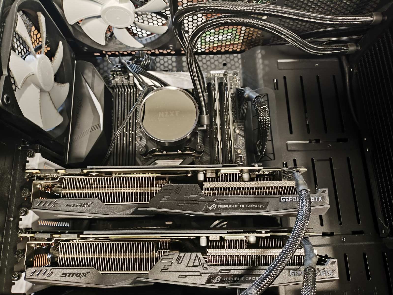 Old High End gamming PC i7-7740X 16GB ( 2*8GB ), 512GB SSD NMVe, GTX 1070 Ti8GB SLI , Modulinis 1000W PSU be quiet, AUŠINIMAS SKYSČIU ! - Image 2