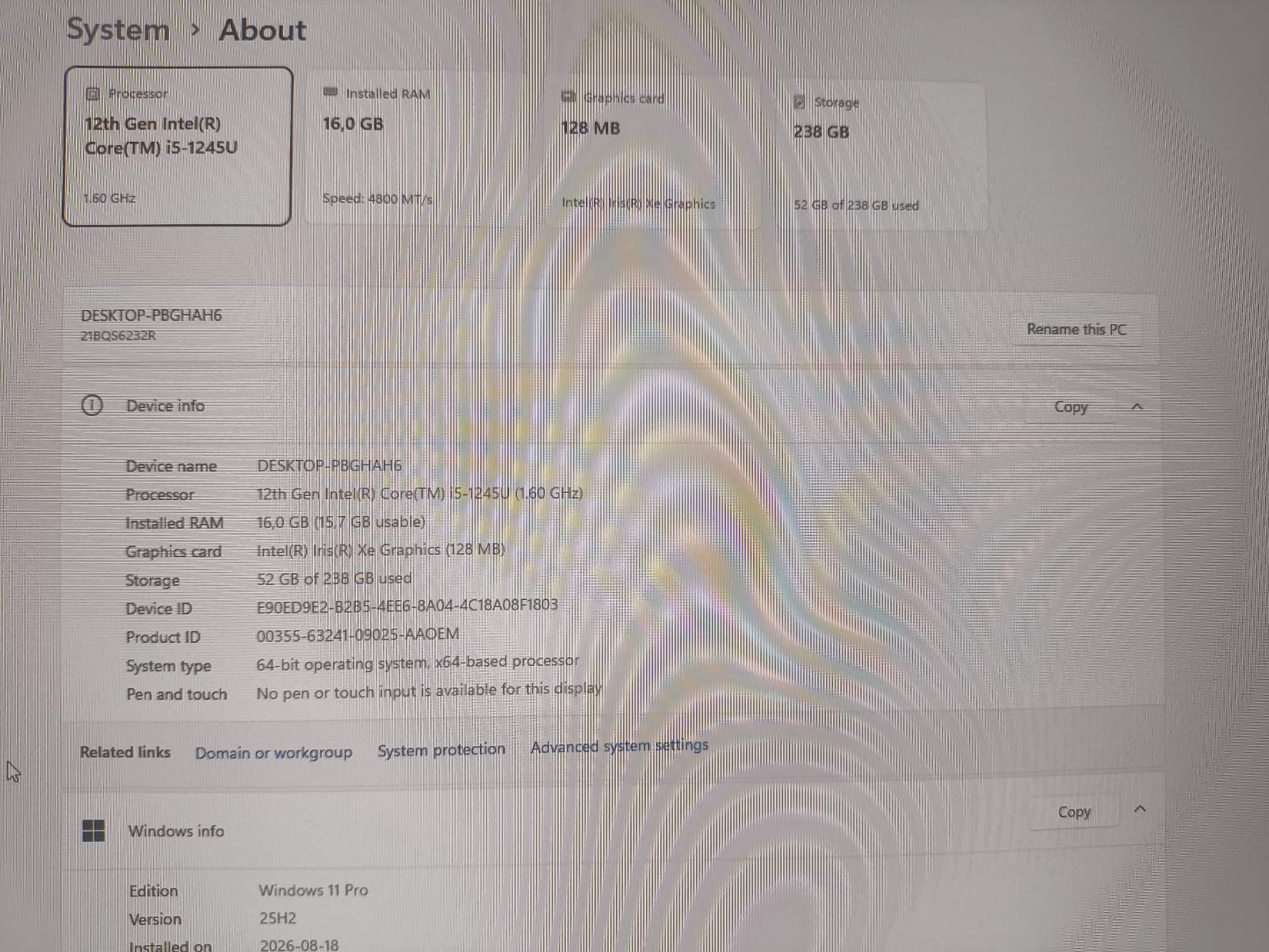 Lenovo ThinkPad X13 Gen 3 13.3 FHD+ IPS i5-1245u 16gb DDR5 256gb SSD 15% - Image 4