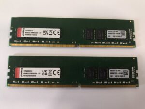 DDR4 DIMM (Stacionaro) 64GB ( 2*32GB ) 3200MHz Kingston brando.  12 mėn garantija
