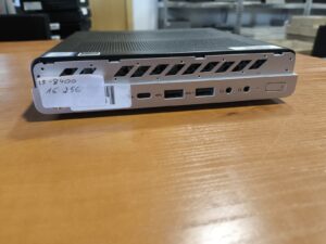 1vnt HP EliteDesk 800 G4 Mini PC i5-8400 2*8GB, 16GB 256GB SSD NMVe, Display port 2vnt SU KOSMETINIU TRŪKUMU