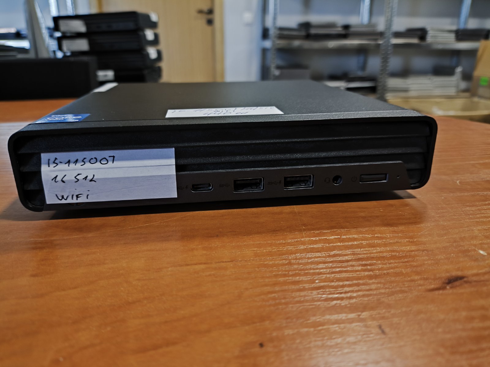 Elite Mini 800 G8 Mini PC i5-11500T 1*16GB DDR4 512GB SSD Wifi, 2vnt Display port, 1vnt HDMI