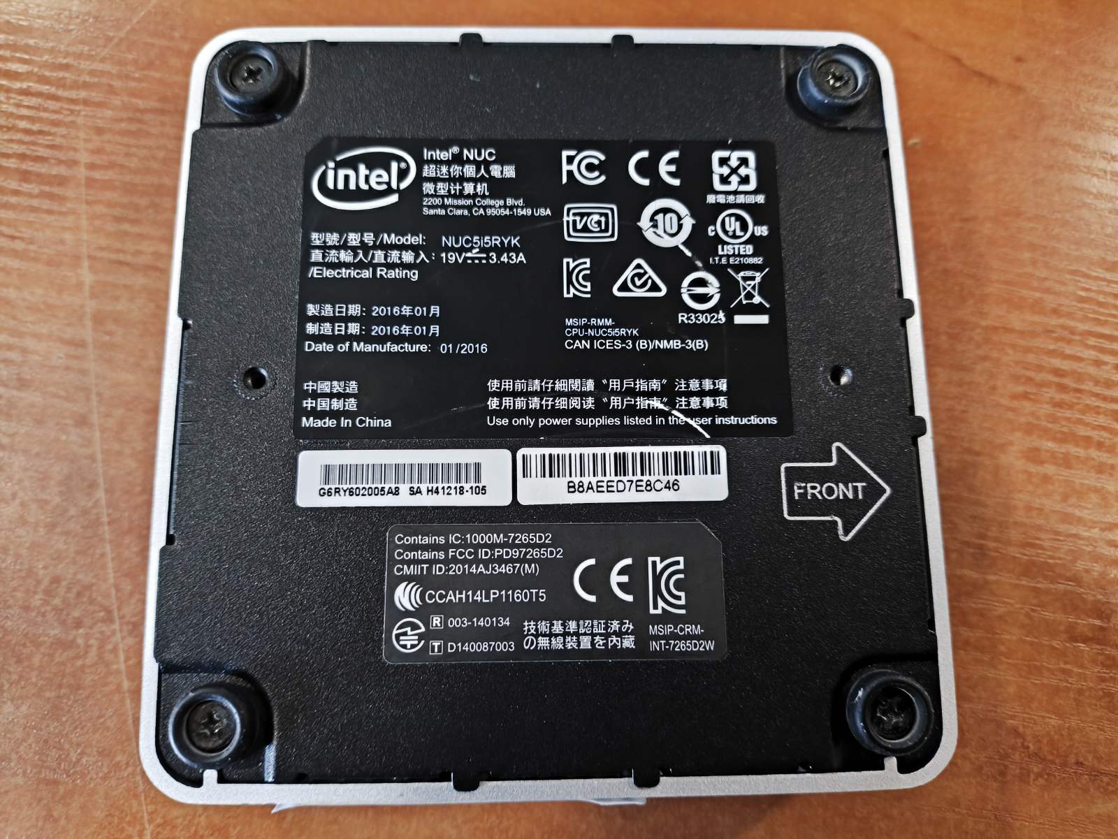 Intel Nuc Kit Nuc5i5ryk i5-5250U 4GB 128GB - Image 4