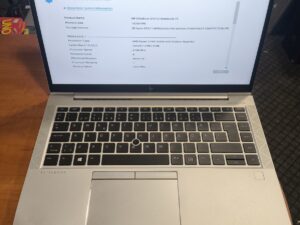 HP EliteBook 845 G7 14.0 Fhd IPS Ryzen 5 4650u 16gb 256gb ssd 14% C Grade- Stipriai įmuštas korpusas