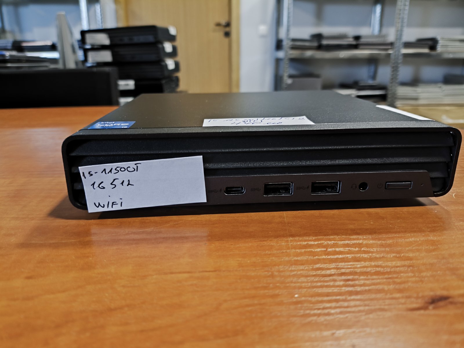 Elite Mini 800 G8 Mini PC i5-11500T 1*16GB DDR4 512GB SSD Wifi, 2vnt Display port, 1vnt HDMI