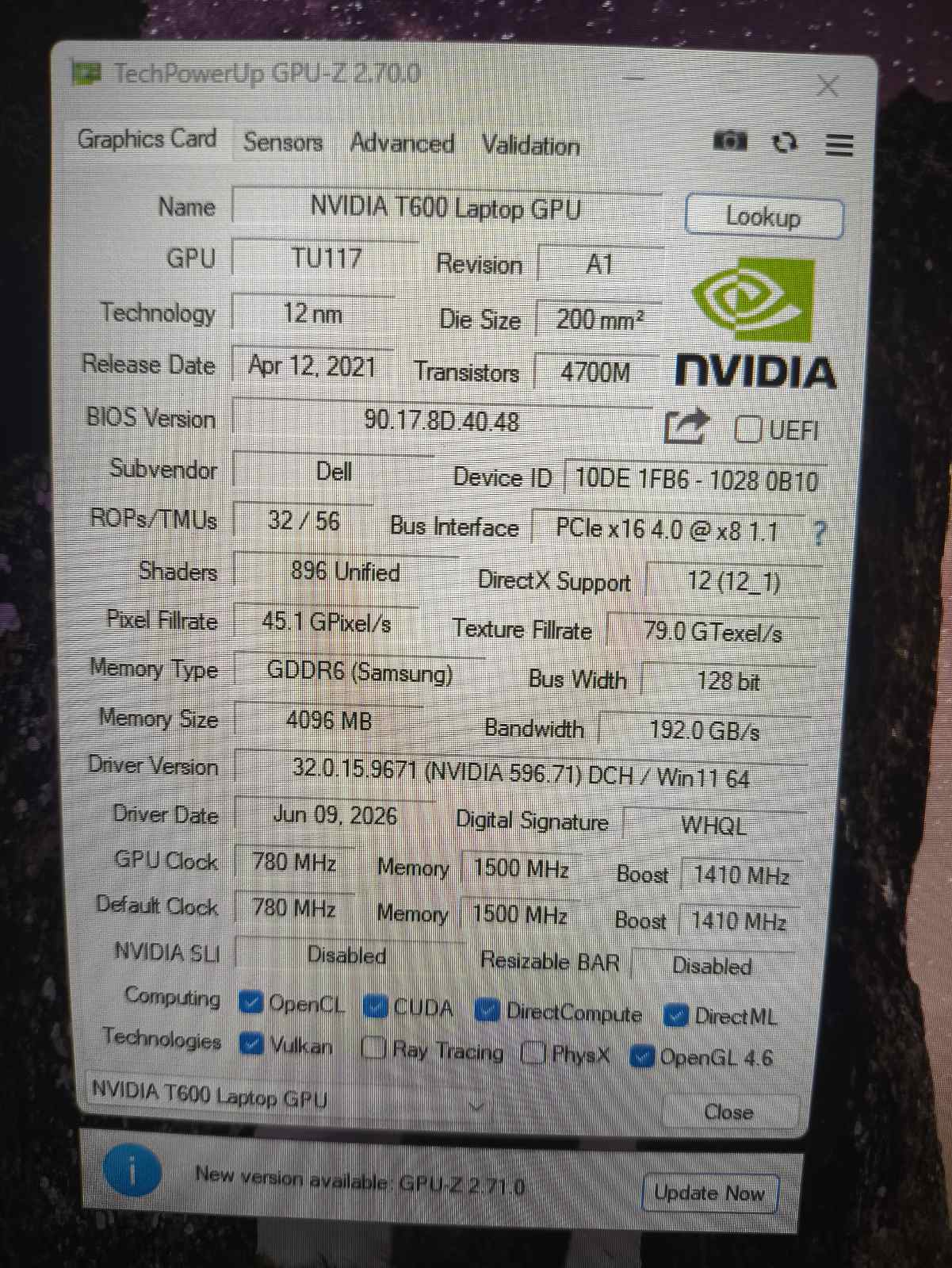 Precision 3571 15.6 FHD IPS i7-12700H 1*32GB DDR5 4800MHz, 512GB SSD, Quadro T600 4GB, 7% 97WH - Image 8