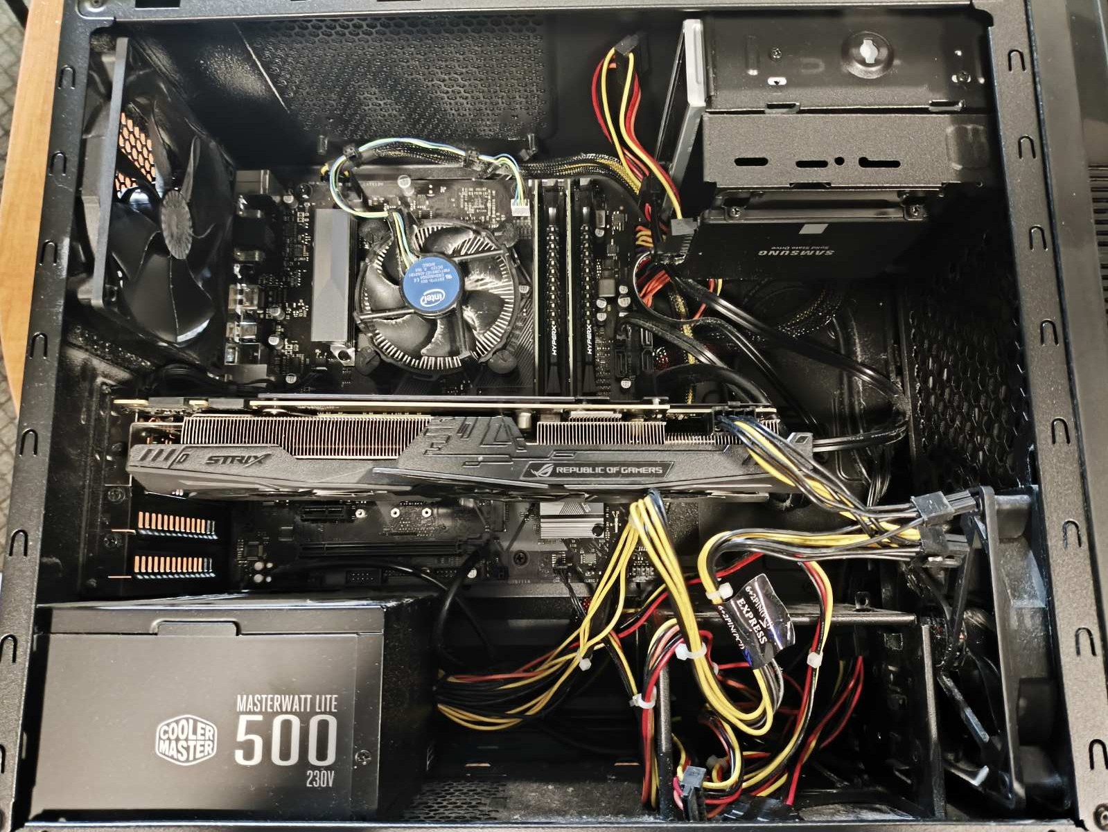 Gamming PC i5-8500 16GB 250GB SSD GTX 1070 8GB ROG Strix, 500W Coller Master PSU - Image 4