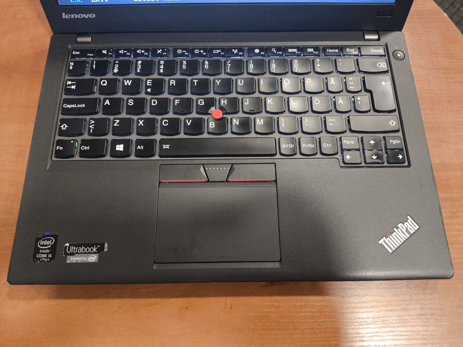 Lenovo Thinkpad X250 12.5 HD TN 8GB BE SSD DISKO 24/21%, Windows nesuinstaliuoti - Image 2