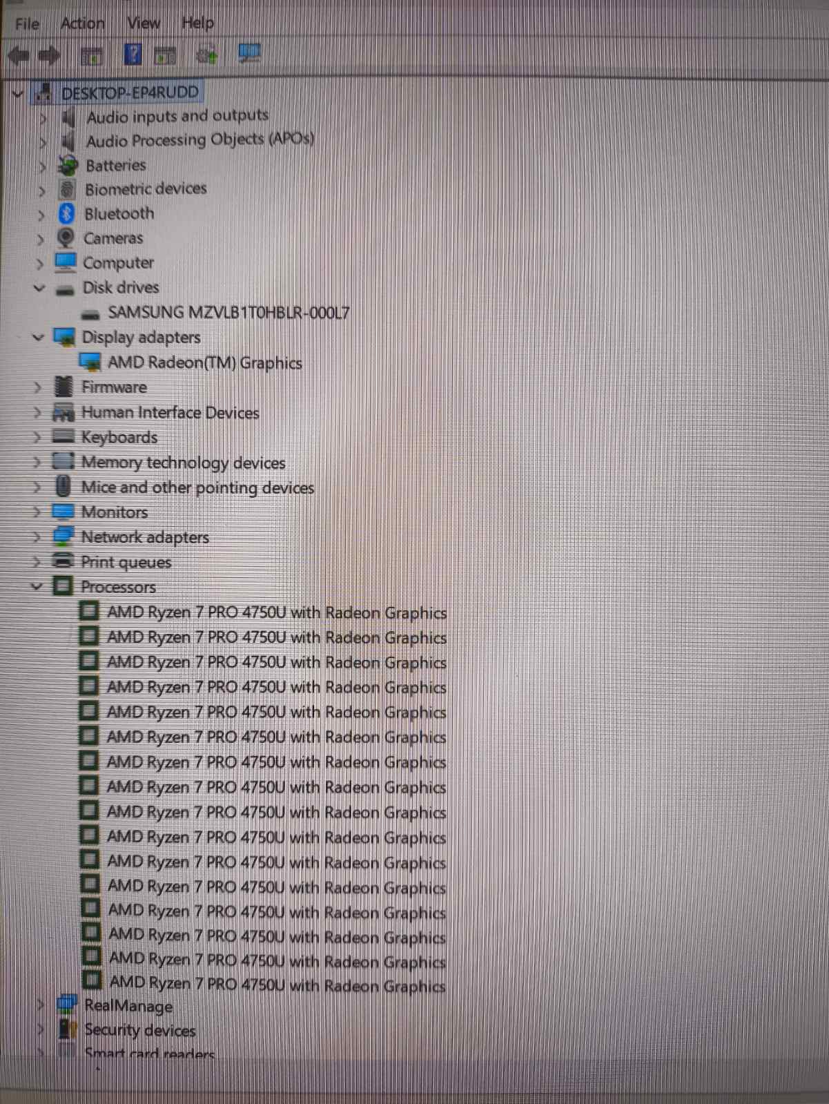 Lenovo Thinkpad T14s Fhd Ips 400 Nit ekranas Ryzen 7 4750u 32gb 1TB SSD 17%, USA klaviatūra - Image 5