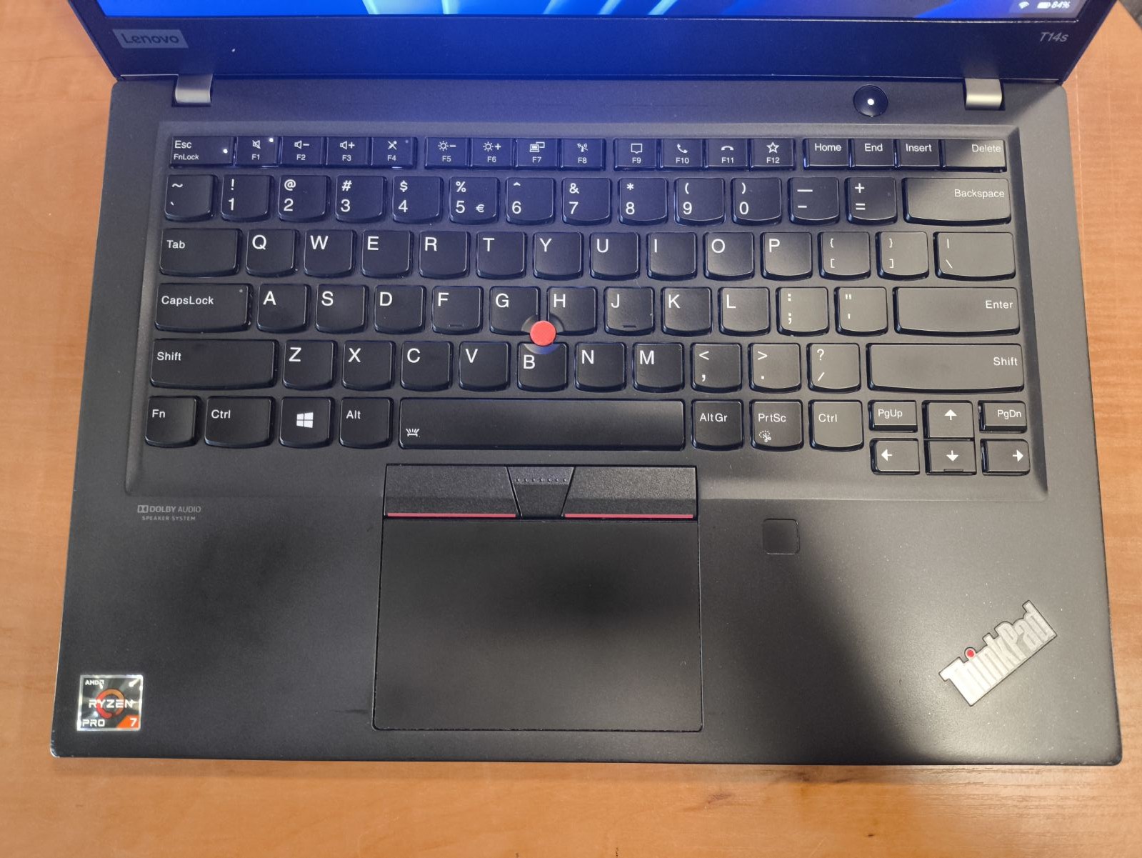 Lenovo Thinkpad T14s Fhd Ips 400 Nit ekranas Ryzen 7 4750u 32gb 1TB SSD 22%, USA klaviatūra - Image 2