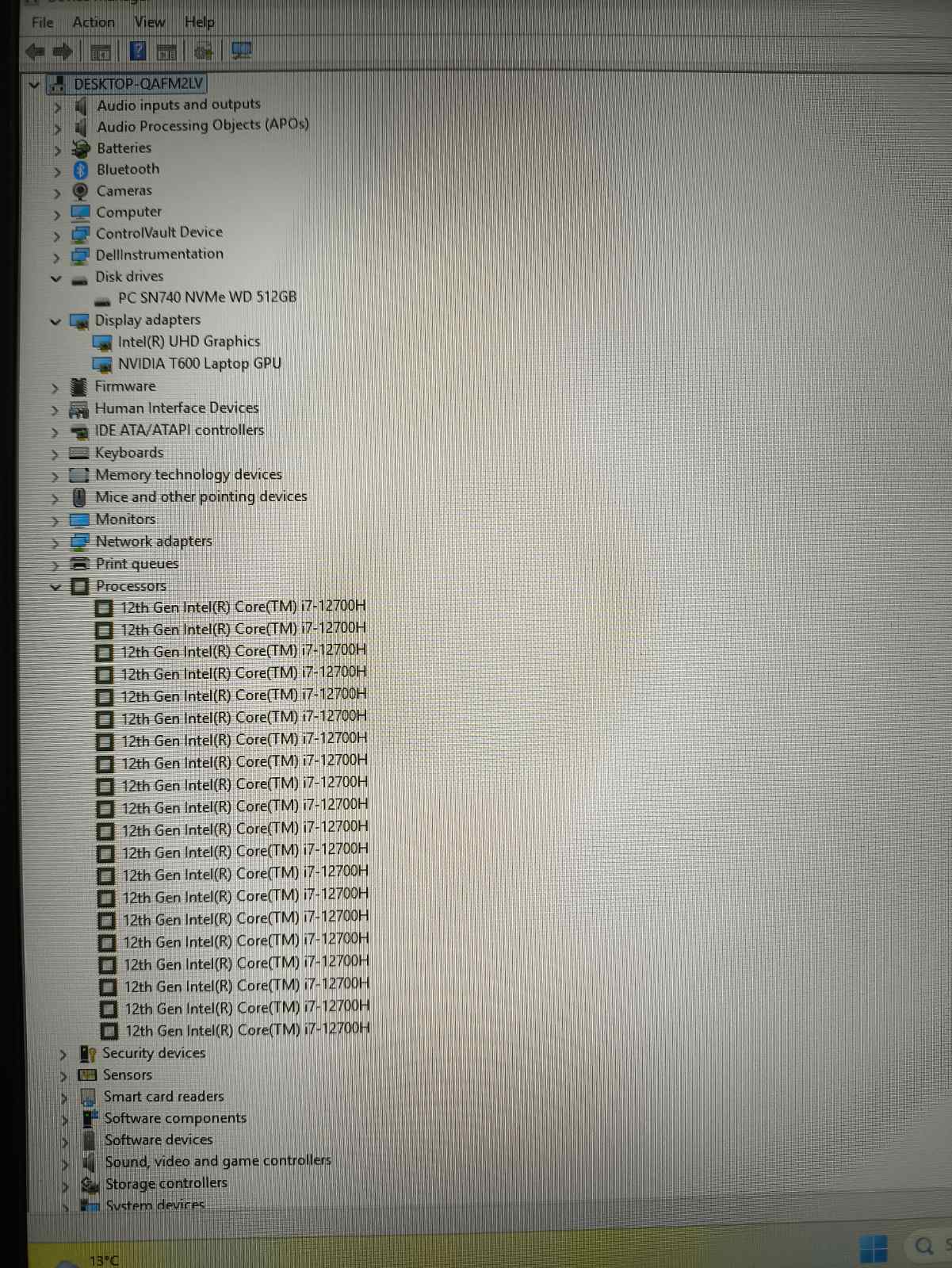 Precision 3571 15.6 FHD IPS i7-12700H 1*32GB DDR5 4800MHz, 512GB SSD, Quadro T600 4GB, 7% 97WH, Nedidelis kosmetinis defektas žiurėti foto - Image 6