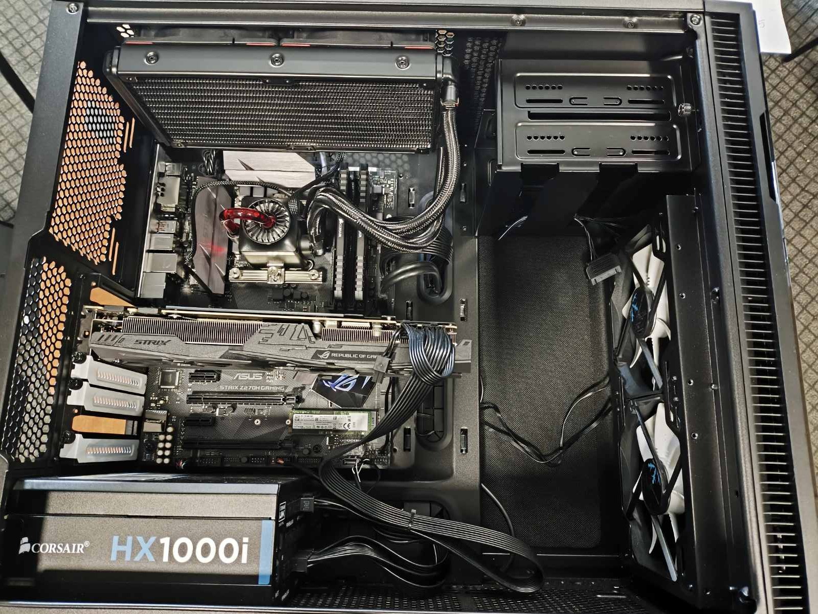 Old High End gamming PC i7-7700 16GB ( 2*8GB ), 256GB SSD NMVe, GTX 1080 8GB, Modulinis 1000W PSU Corsair, CORSAIR AUŠINIMAS SKYSČIU ! (Kopija) - Image 4