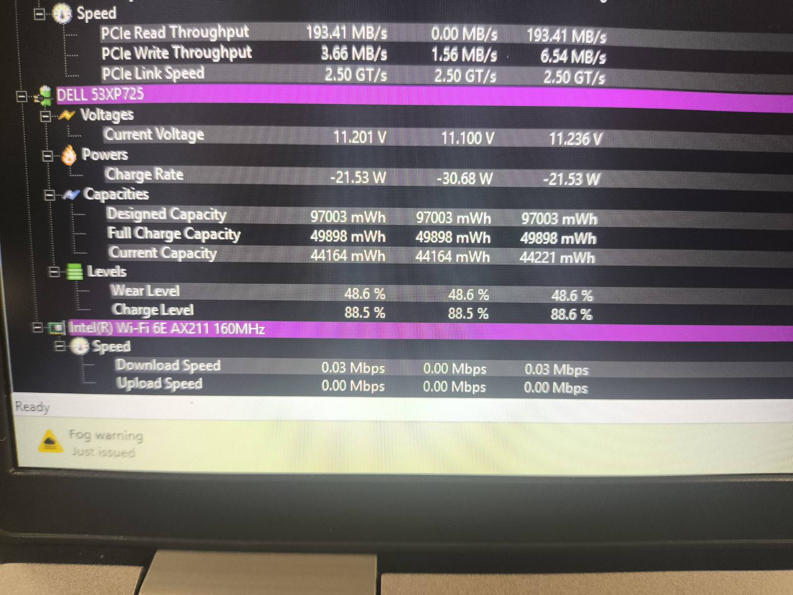 Precision 3571 15.6 FHD IPS i7-12700H 1*32GB DDR5 4800MHz, 512GB SSD, Quadro T600 4GB, 49% 97WH, Ekrane trūkumai, speakeriai groja nešvariai - Image 7