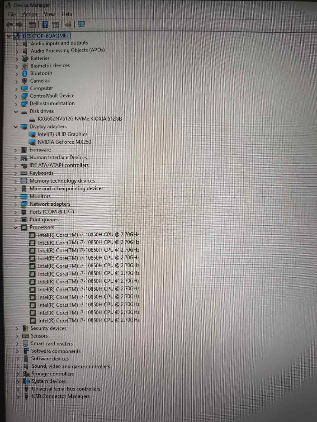 Dell Latitude 5511 15.6 FHD IPS i7-10850H 16GB 512GB SSD Nvidia MX 250 2GB, 47% - Image 6
