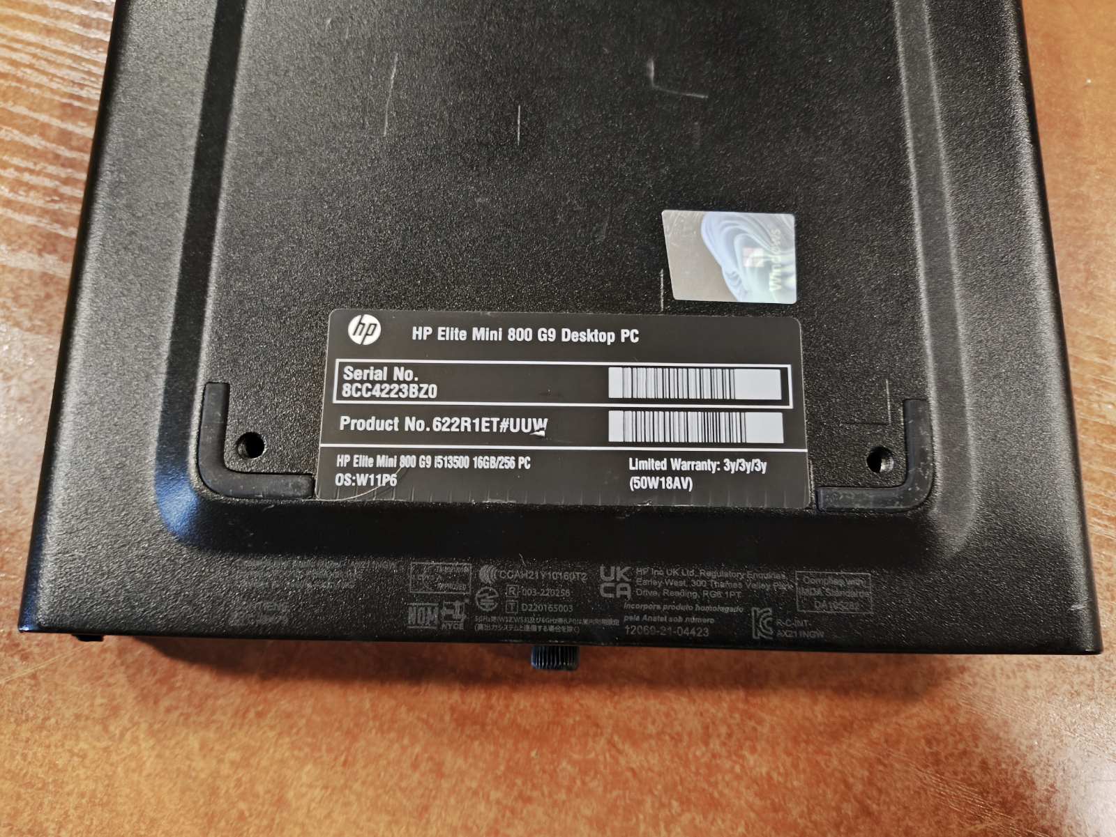 Elite Mini 800 G9 Mini PC i5-13500 16GB DDR5 256GB SSD Wifi, Garantija 12 MĖNESIŲ 1vnt HDMI, 2vnt Display port jungtys - Image 3