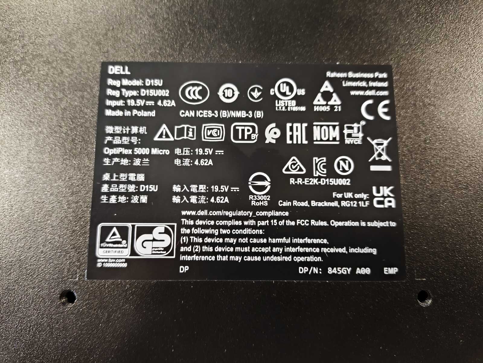 Dell OptiPlex 5000 Mini PC i5-12500T 16GB DDR4 256GB SSD , Garantija 12 mėn, 1vnt HDMI, 1vnt Display port jungtys - Image 3