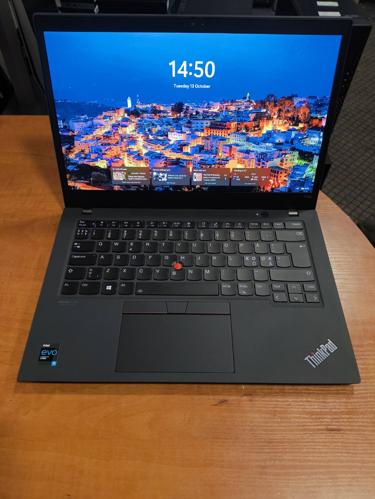 Lenovo ThinkPad T14S 2nd Gen 14.0 Fhd IPS Touch 500 Nit i5-1145G7 16GB RAM 256GB SSD, 0%