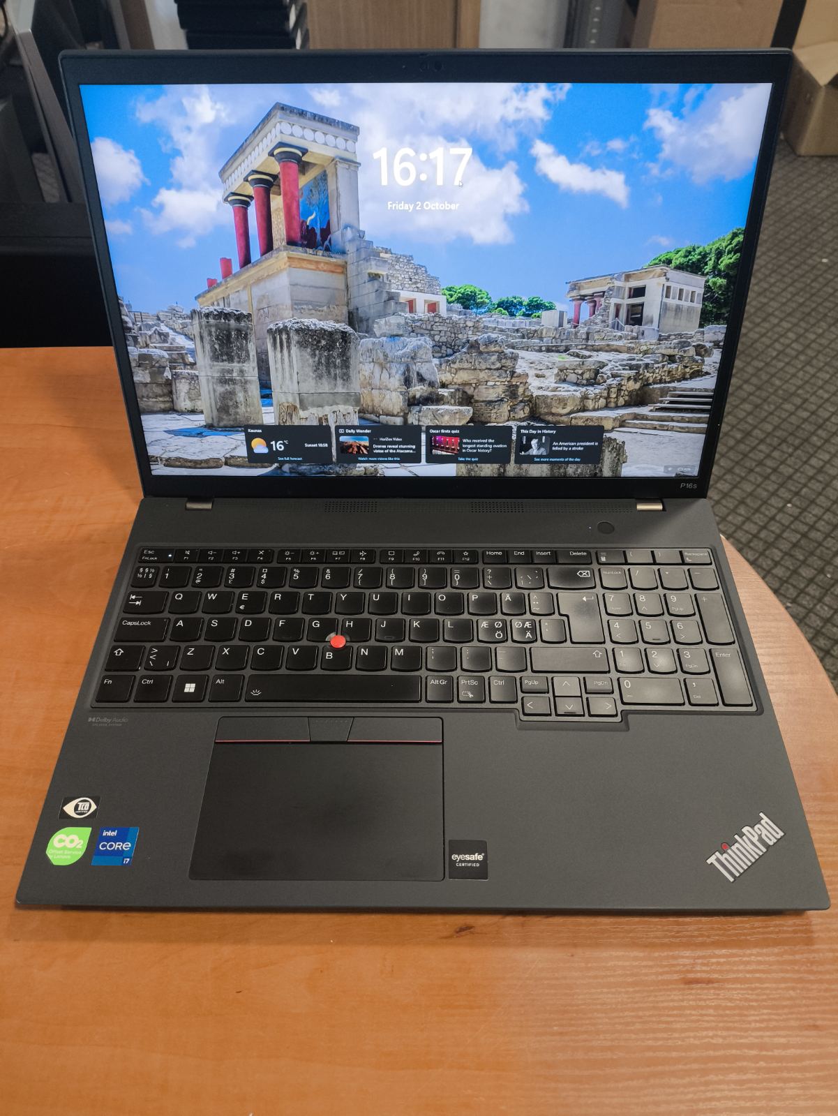 Lenovo ThinkPad P16S Gen 1 16.0 FHD+ IPS i7-1260P 32GB 512GB SSD Nvidia Quadro T550 4GB, 18%