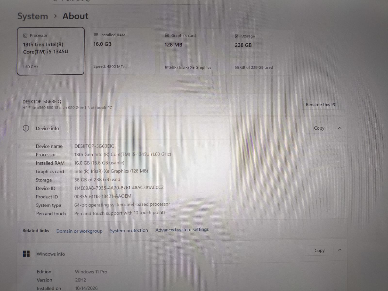 HP EliteBook 830 G10 2in1 x360 13.3 FHD+ IPS Touch i5-1345U 16GB 256GB SSD 25%, - Image 5