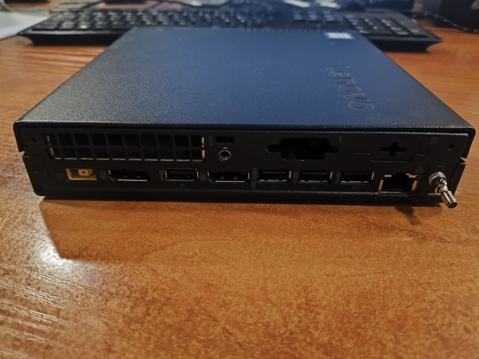 Lenovo M710q Mini PC i7-7700T 8GB 0GB - BE SSD DISKO , Display port jungtys 2vnt Wifi YRA - Image 2